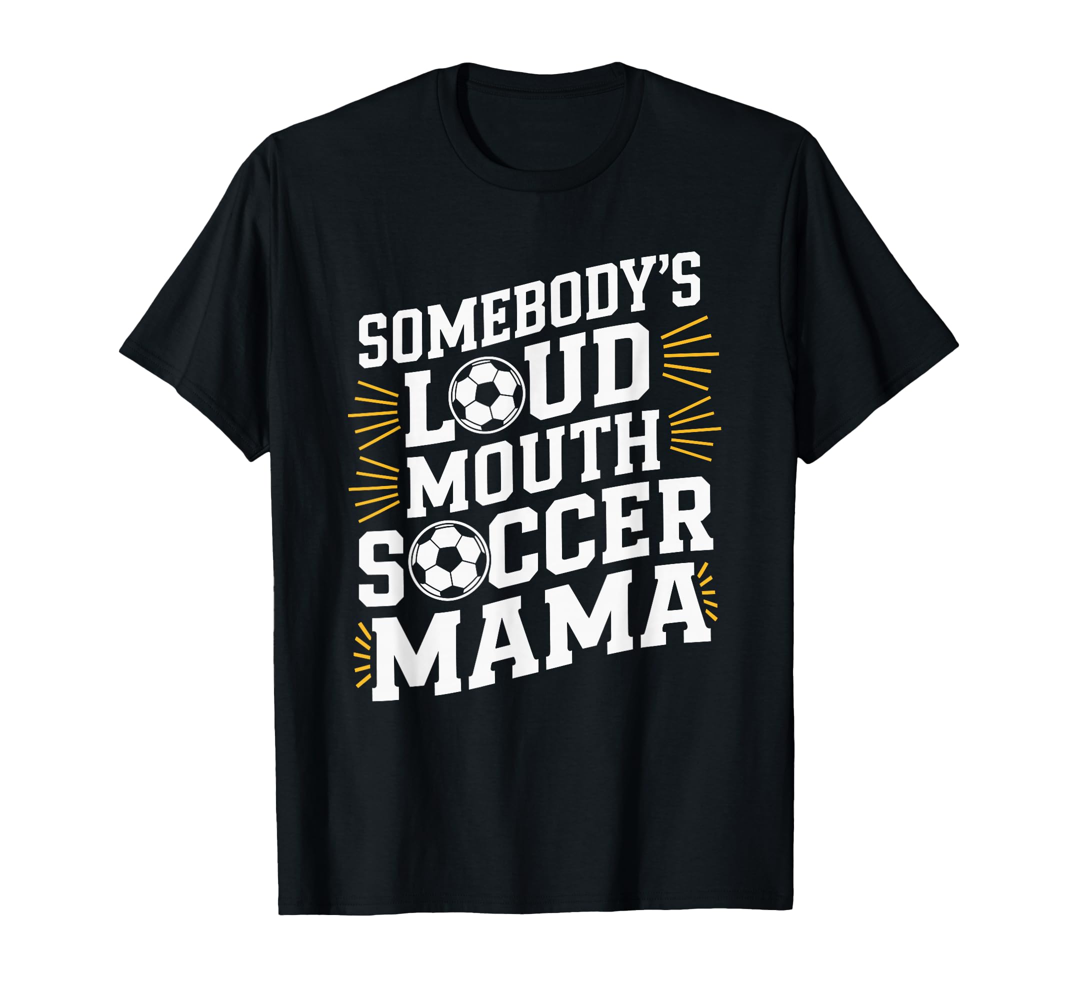 Somebodys Loud Mouth Crying Player Soccer T-Shirt - Graphic Print Unisex