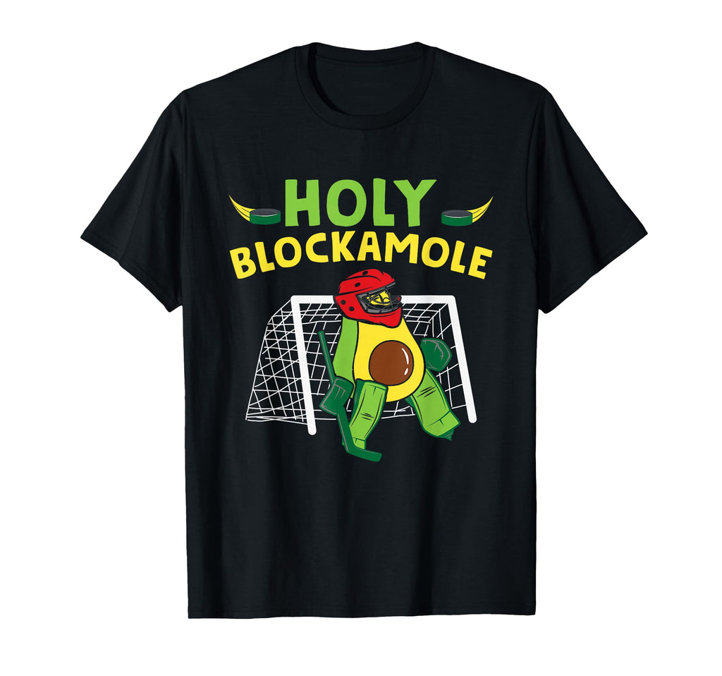 Ice Hockey Goalie Goalkeeper Avocado T-Shirt - Trendy Graphic Unisex