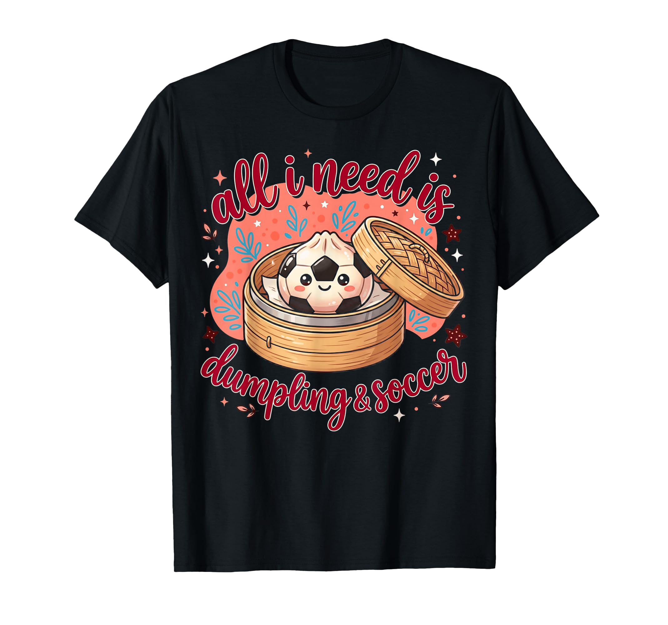 Funny Dumplings Soccer Lover Food T-Shirt - Aesthetic Graphic Men Women