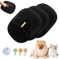 The Magic Brush Pet Hair Remover, Acssart Pet Hair Removal Glove, Electrostatic Pet Grooming Gloves, Efficient Reusable Cat & Dog Hair Remover for Couch, Furniture, Carpet, Curtain (3PCS)