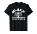 Funny Hockey Goalie Aunt Hockey T-Shirt - Casual Everyday Wear Men Women