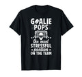 Funny Hockey Goalie Pops Ice Hockey T-Shirt - Custom Art Print Unisex