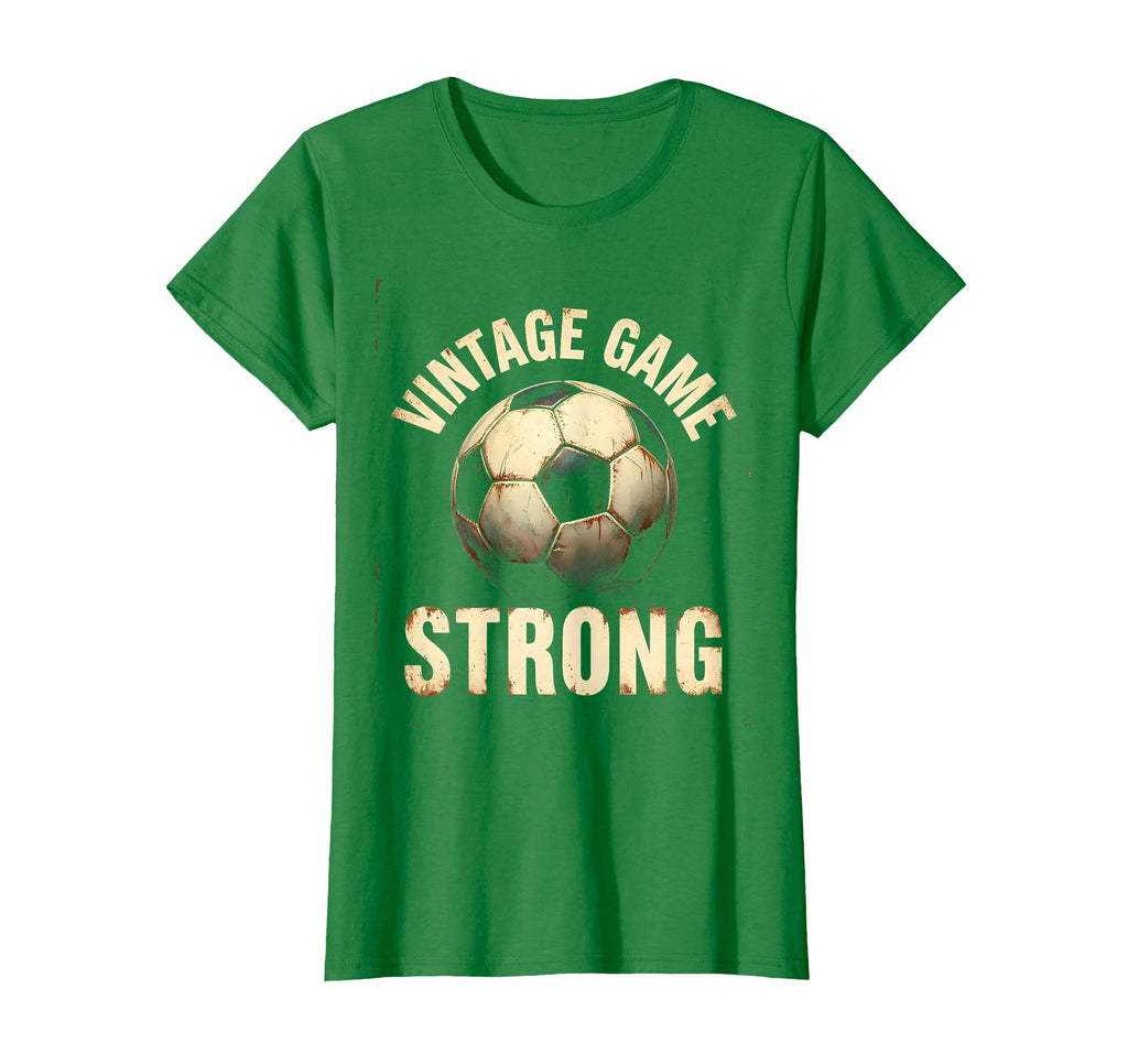 Game Strong Soccer Ball T-Shirt - Trendy Graphic for Adults