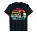 My Favorite Soccer Player Calls Me Dad T-Shirt - Fun Novelty Design Unisex