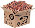 ValueBull Bully Sticks for Small Dogs, Thin 12 Inch, 200 Count Bulk Pack - All Natural, Grass Fed, Single Ingredient, Long Lasting Dog Treats