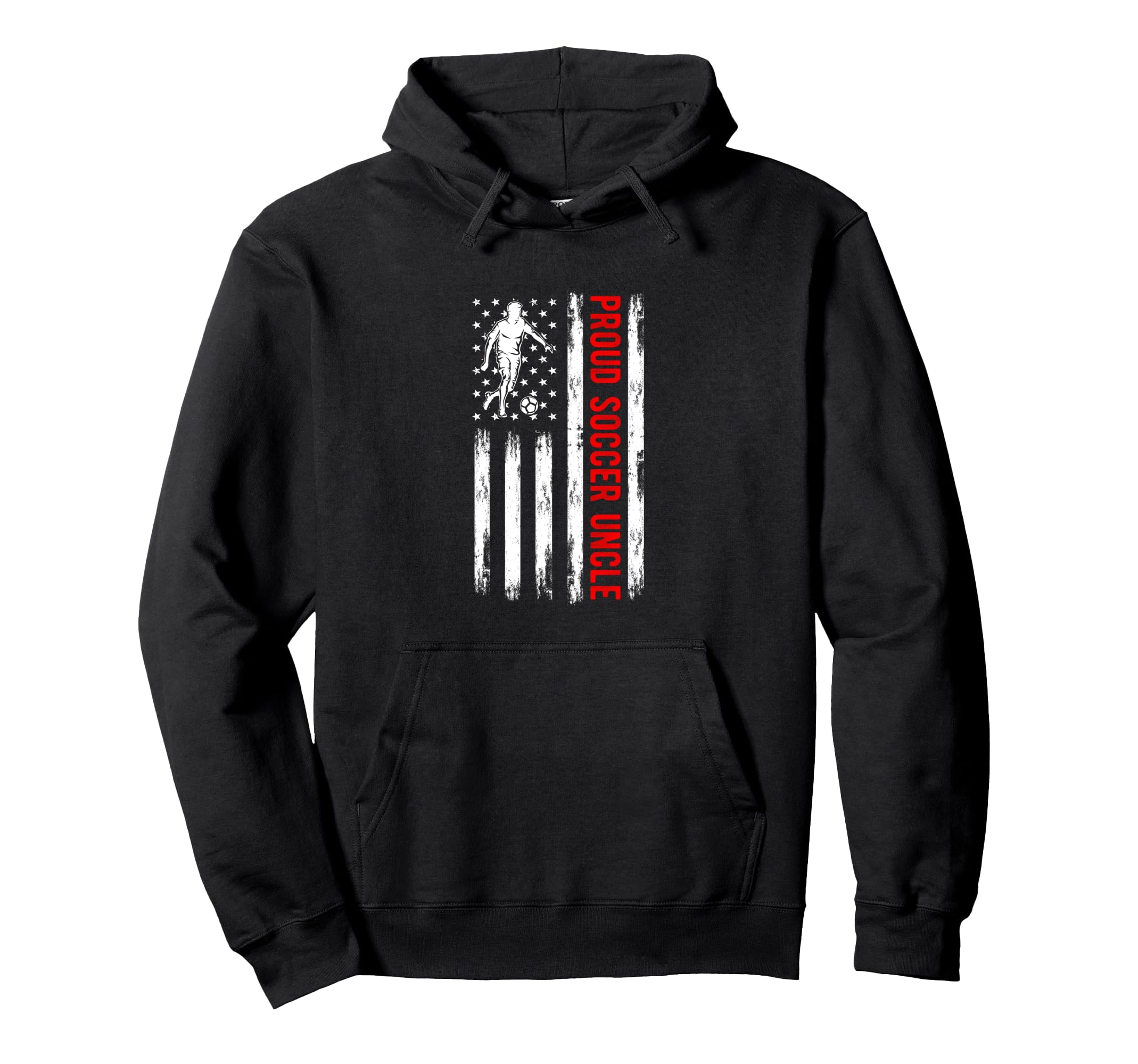 Proud Soccer Uncle Usa Flag Family Hoodie - Streetwear Style Men Women