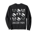 Mama Soccer Outfit Soccer Mom Game Day Sweatshirt - Streetwear Style Unisex