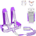Toddler Leash for Walking, Toddler Safety Harnesses Leashes, Safety Harness with Lock for Kids, Anti Lost Wrist Link for Toddlers ，Upgrade with Reflective Tape Liner（6.5ft）for Kids