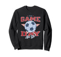 Game Day Soccer Season Tailgate Sweatshirt - Casual Everyday Wear Unisex