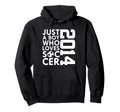 2014 Just Who Loves Soccer 12Th Birthday Hoodie - Aesthetic Graphic Unisex