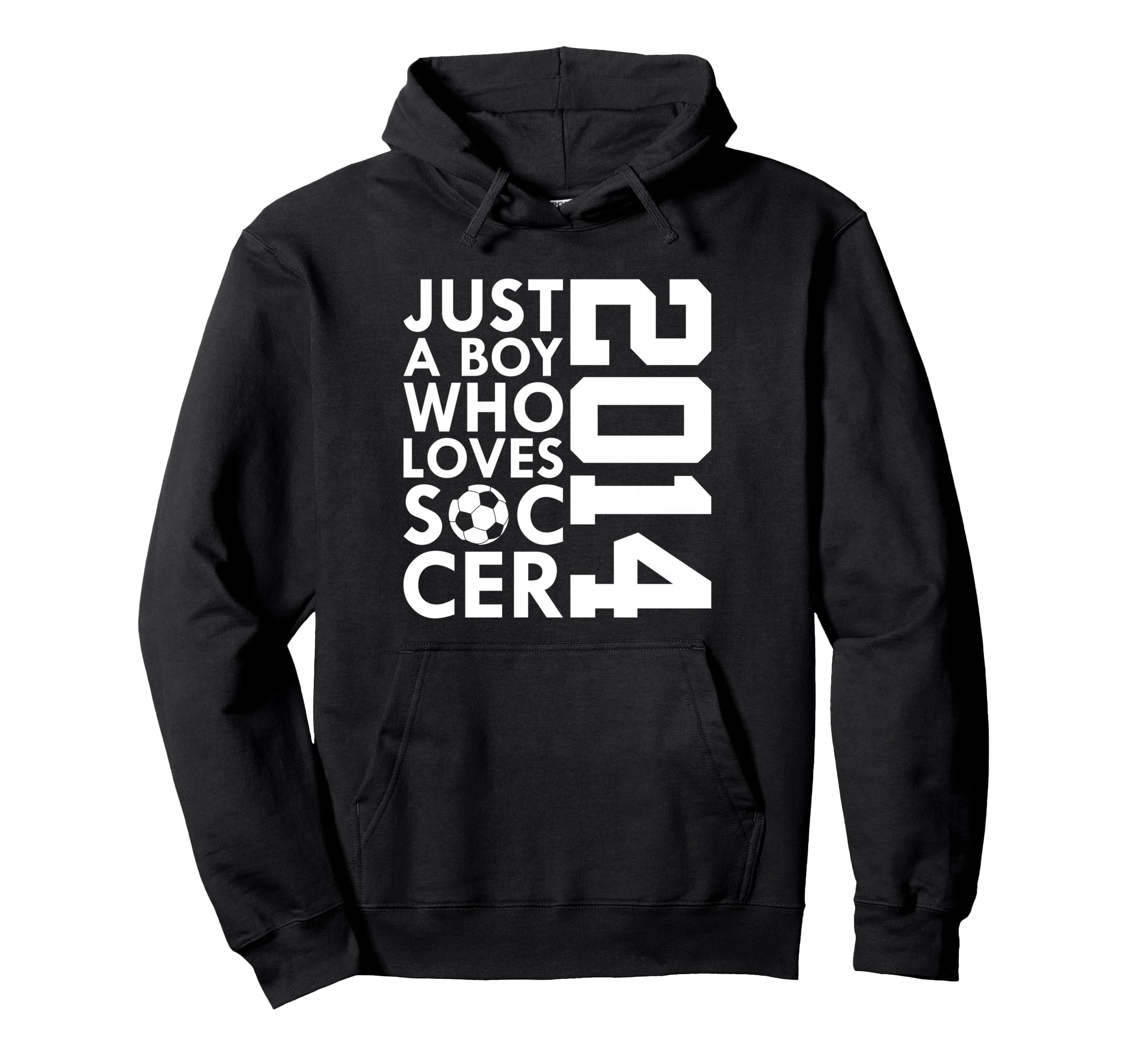 2014 Just Who Loves Soccer 12Th Birthday Hoodie - Aesthetic Graphic Unisex