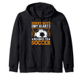 Sorry My Heart Belongs To Soccer Sweatshirt - Unique Graphic for Adults