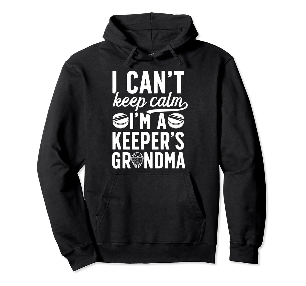 Im Hockey Keeper Grandma Ice Hockey Hoodie - Unique Graphic for Adults