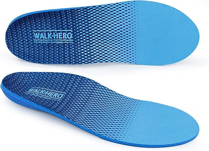 Plantar Fasciitis Feet Insoles Arch Supports Orthotics Inserts Relieve Flat Feet, High Arch (Mens 15-15 1/2)