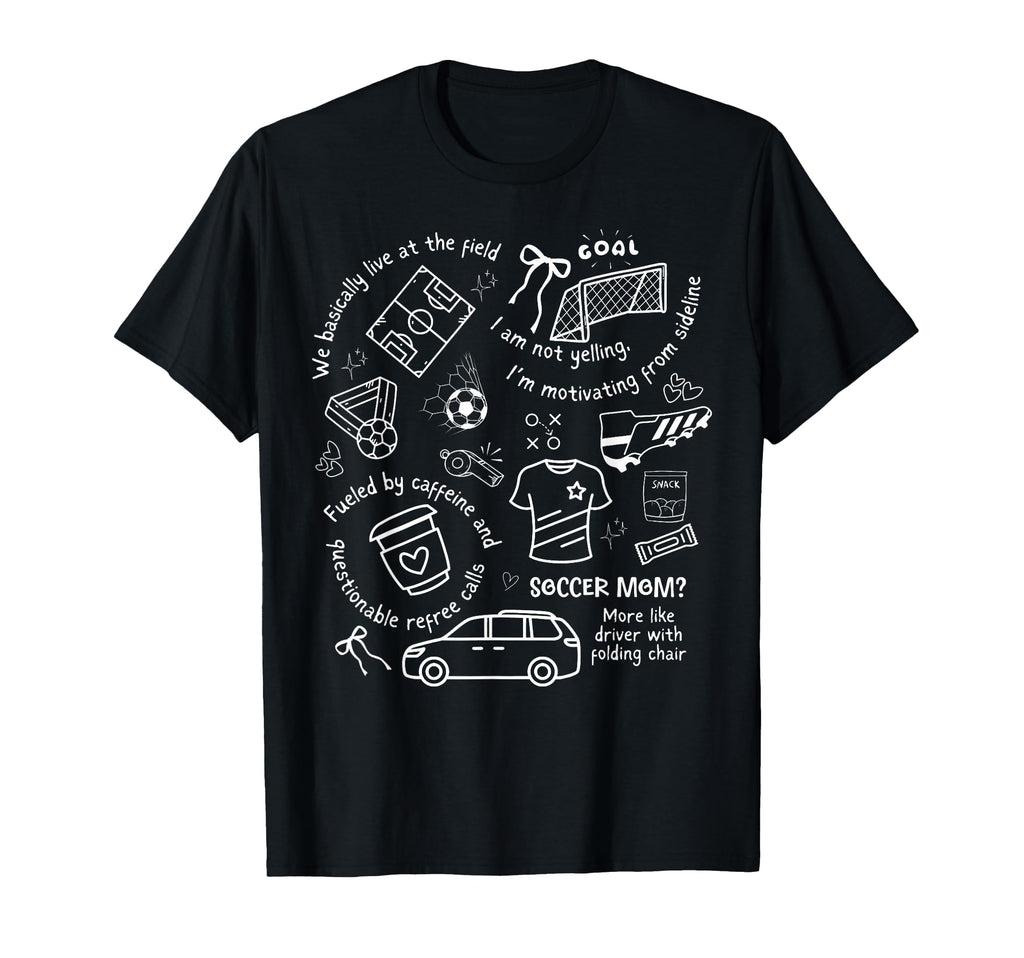 Coquette Bow Soccer Mom Sport Lover T-Shirt - Minimalist Print Unisex