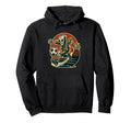 Skeleton Soccer Player Comic Hoodie - Unique Graphic Men Women