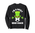 Soccer Head Coach Im Lucky Head Sweatshirt - Custom Art Print Men Women