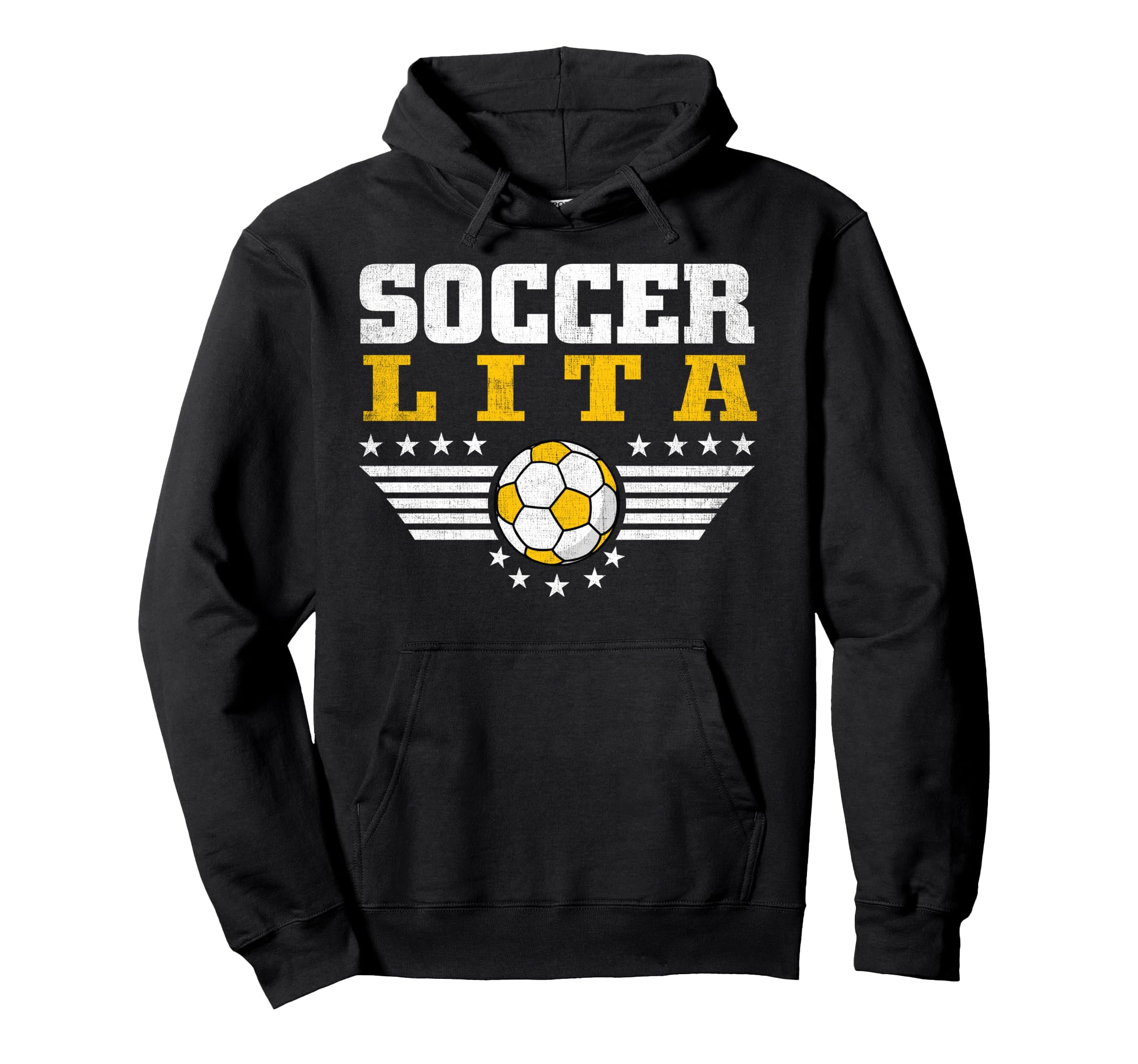 Soccer Lita Soccer Player Funny Hoodie - Graphic Print for Adults