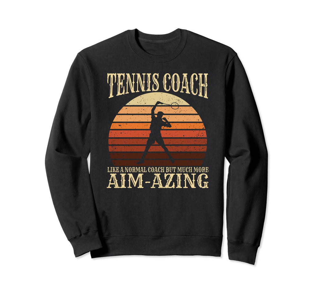 Tennis Coach Training Trainer Sweatshirt - Novelty Apparel Men Women