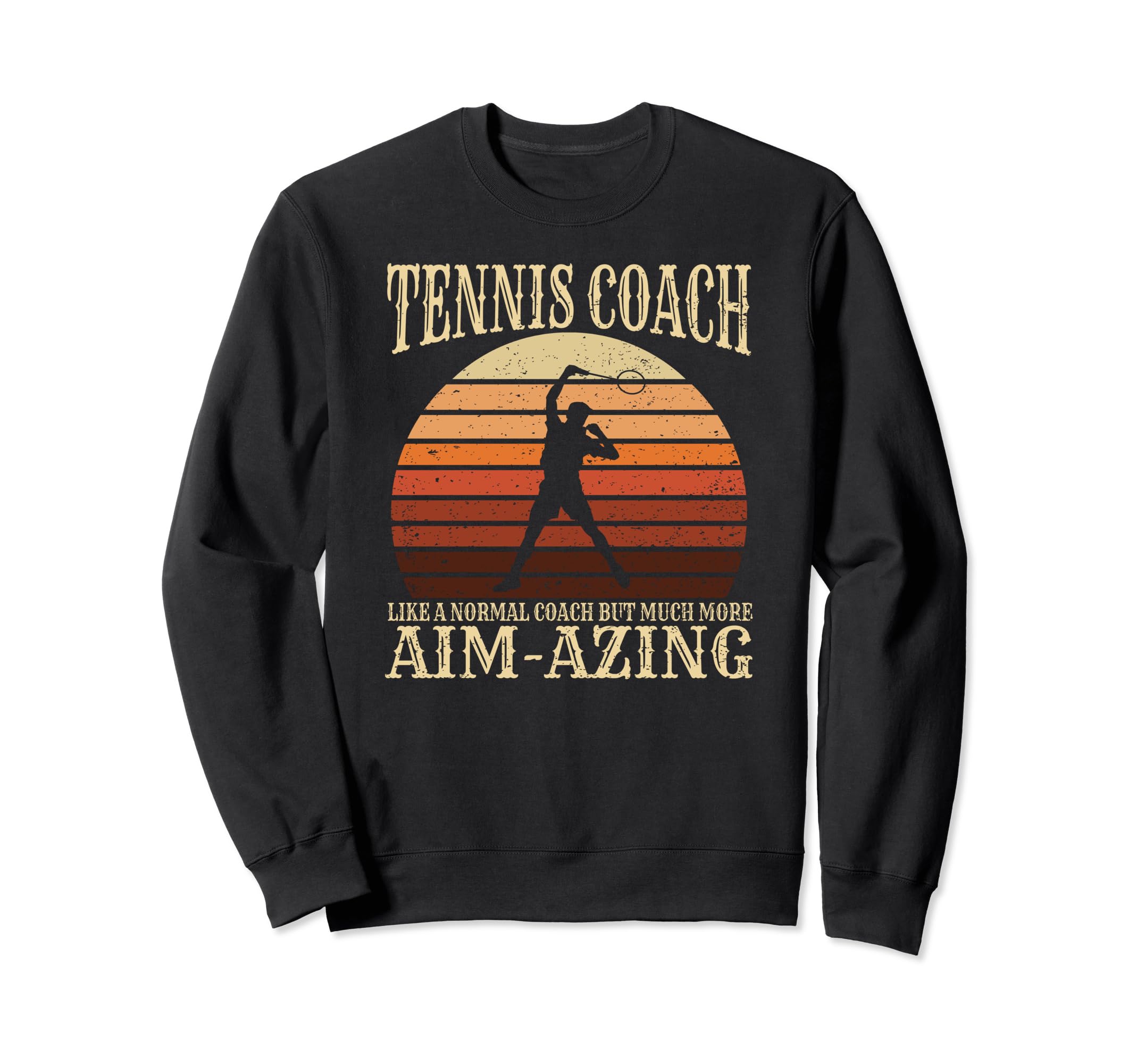 Tennis Coach Training Trainer Sweatshirt - Novelty Apparel Men Women
