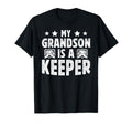 Proud Hockey Keeper Pops Ice Hockey T-Shirt - Custom Art Print Men Women