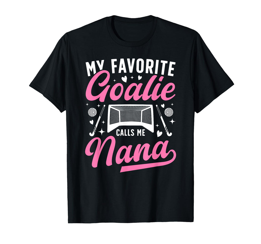 Proud Field Hockey Goalie Nana Field T-Shirt - Aesthetic Graphic Unisex