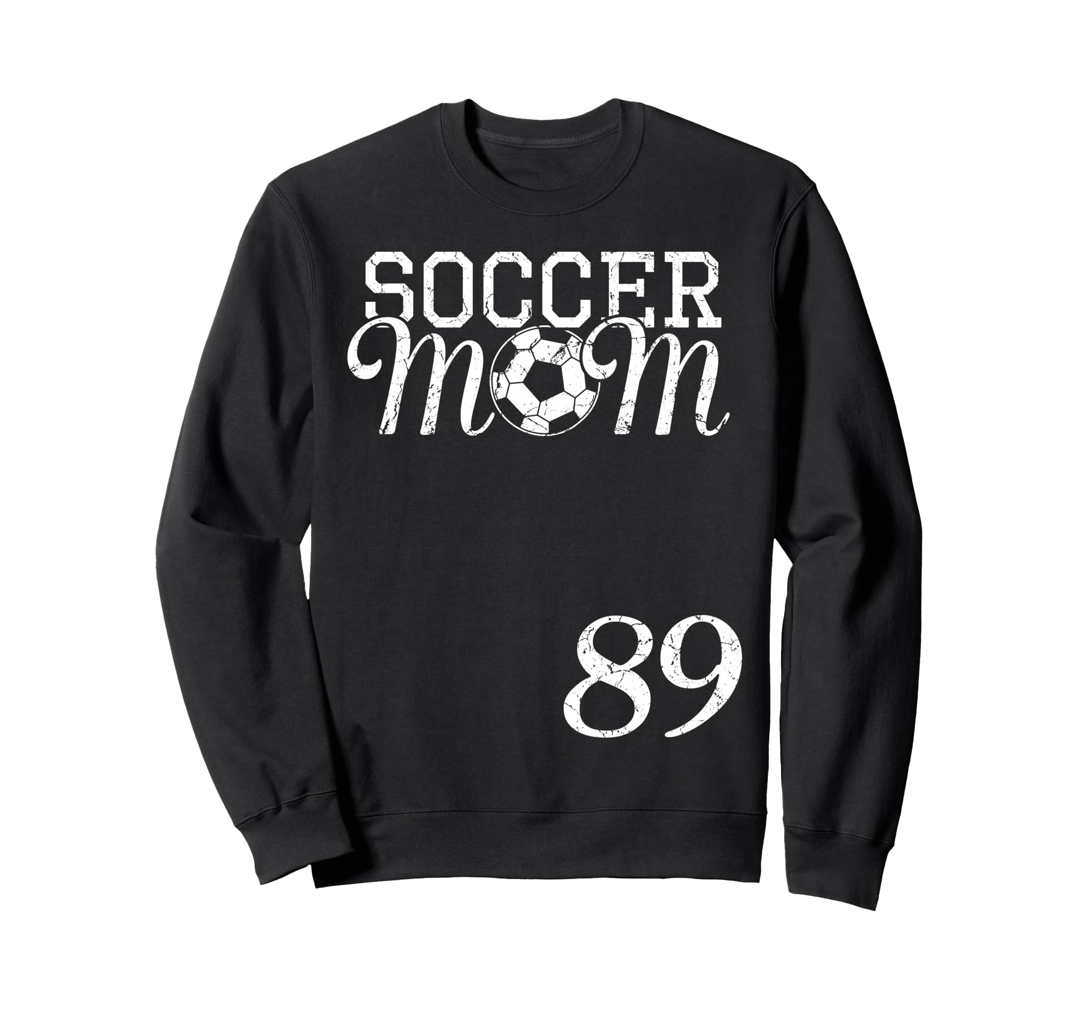 Soccer Mom Jersey Number 89 Sweatshirt - Minimalist Print Men Women