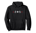 Heartbeat Soccer Sports Player Goal Hoodie - Custom Art Print Unisex