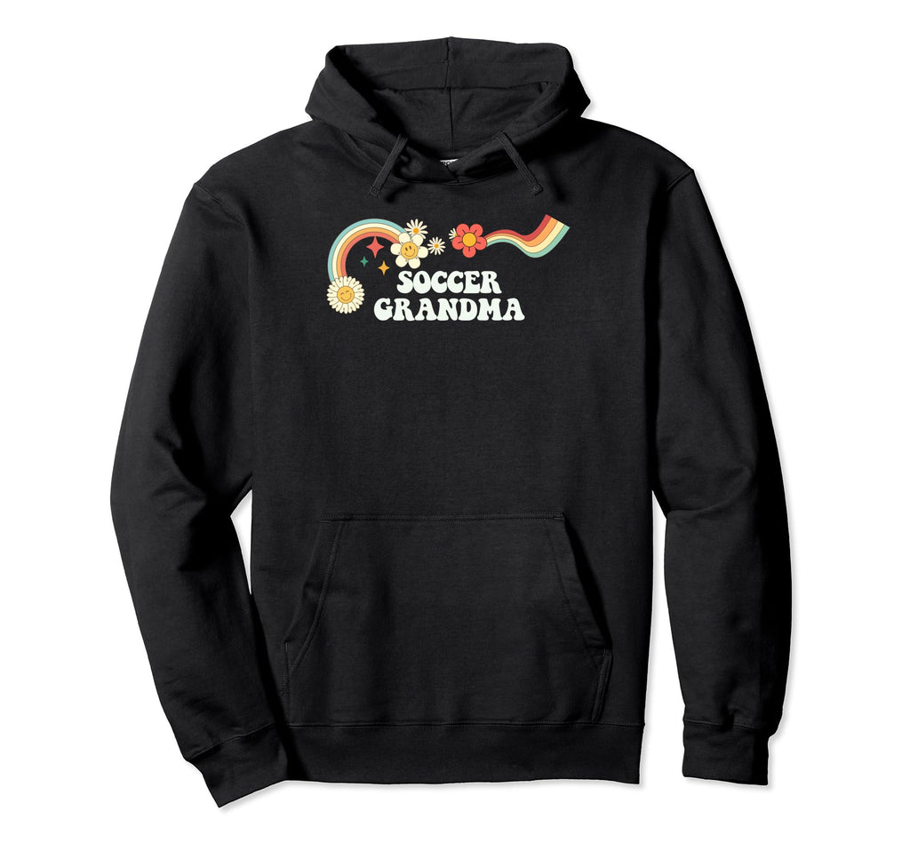Groovy Funny Soccer Grandma Hoodie - Trendy Graphic Unisex