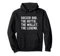 Soccer Dad Hottie Wallet Legend Hoodie - Casual Everyday Wear Men Women