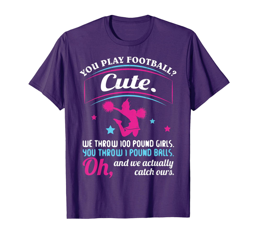 Cheerleading Quotes Shirts You Play T-Shirt - Minimalist Print for Adults
