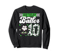 10Th Soccer Birthday Party Ten Sweatshirt - Aesthetic Graphic for Adults