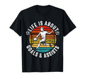 Lifes About Goals And Assists Soccer T-Shirt - Trendy Graphic Men Women