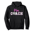 Mrs Coach Soccer Coach Wife Soccer Hoodie - Novelty Apparel for Adults