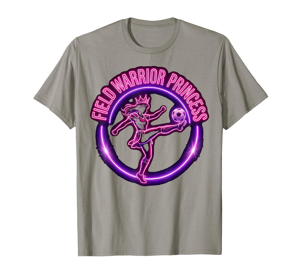 Field Warrior Princess Soccer T-Shirt - Graphic Print Unisex