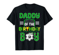 Daddy Birthday Soccer Goal Family T-Shirt - Casual Everyday Wear Unisex