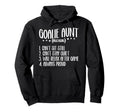 Hockey Goalie Aunt Definition Hockey Hoodie - Unique Graphic for Adults