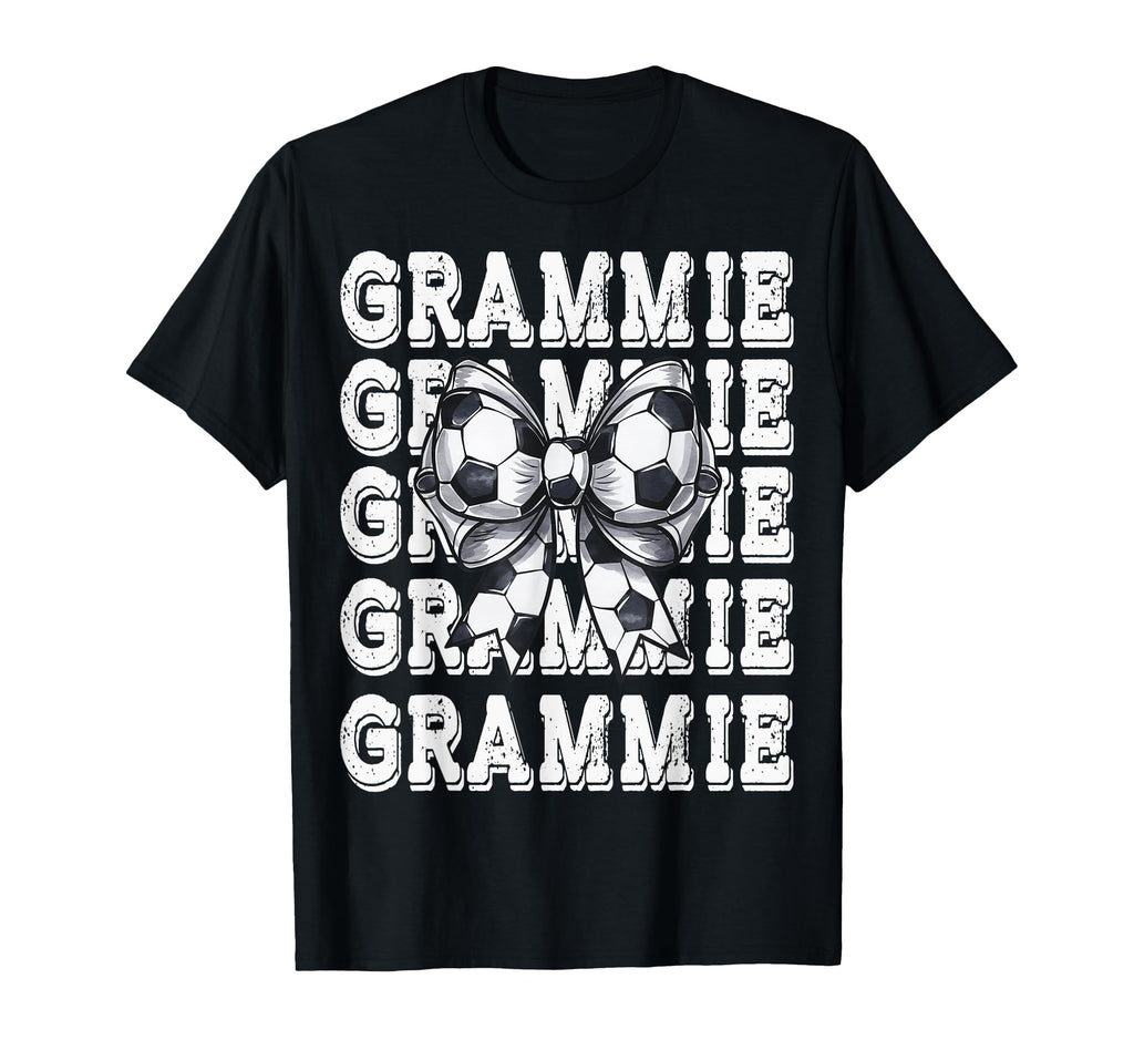 Coquette Soccer Grammie Matching T-Shirt - Trendy Graphic for Adults