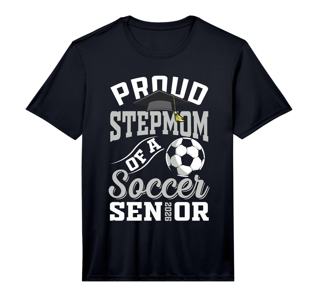 Proud Stepmom Soccer Senior Class 2026 T-Shirt - Unique Graphic Men Women