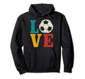 Soccer Player Love Soccer Hoodie - Graphic Print for Adults