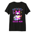 Spooky Soccer Mom Coquette Bow T-Shirt - Casual Everyday Wear Unisex