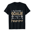 My Favorite Goalie Calls Me Mummo T-Shirt - Fun Novelty Design for Adults