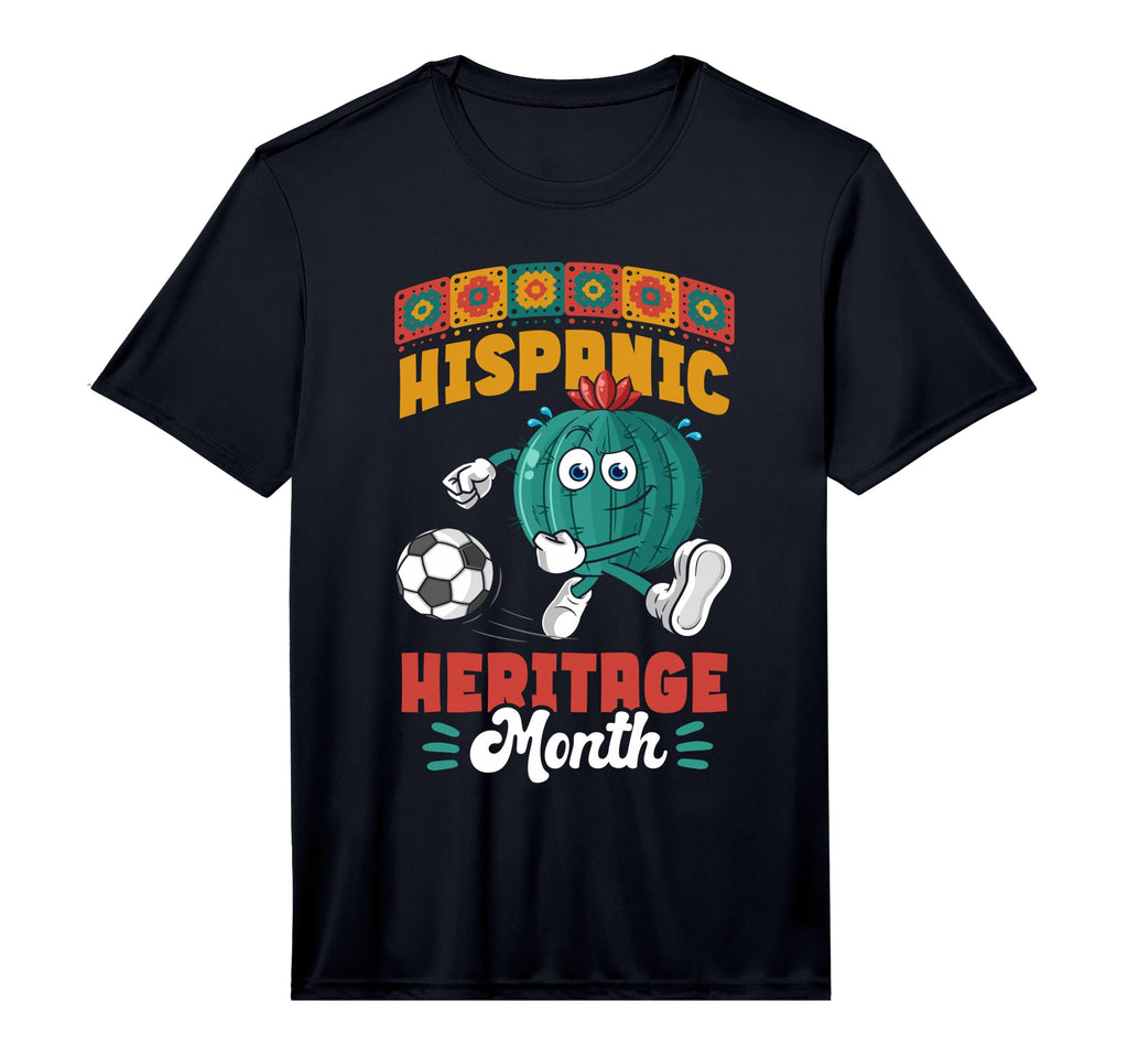 Hispanic Heritage Month Soccer T-Shirt - Graphic Print for Adults