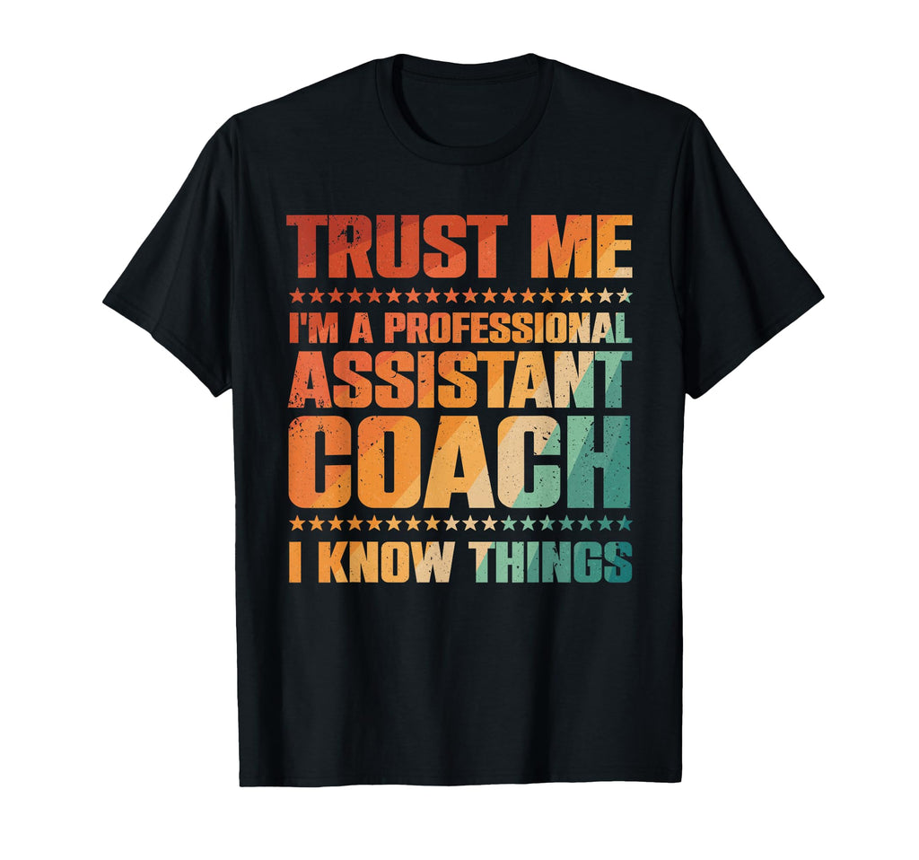 Assistant Coach Softball Baseball Coaches T-Shirt - Graphic Print Unisex