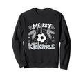 Soccer Goalkeeper Holiday Santa Sweatshirt - Fun Novelty Design Men Women