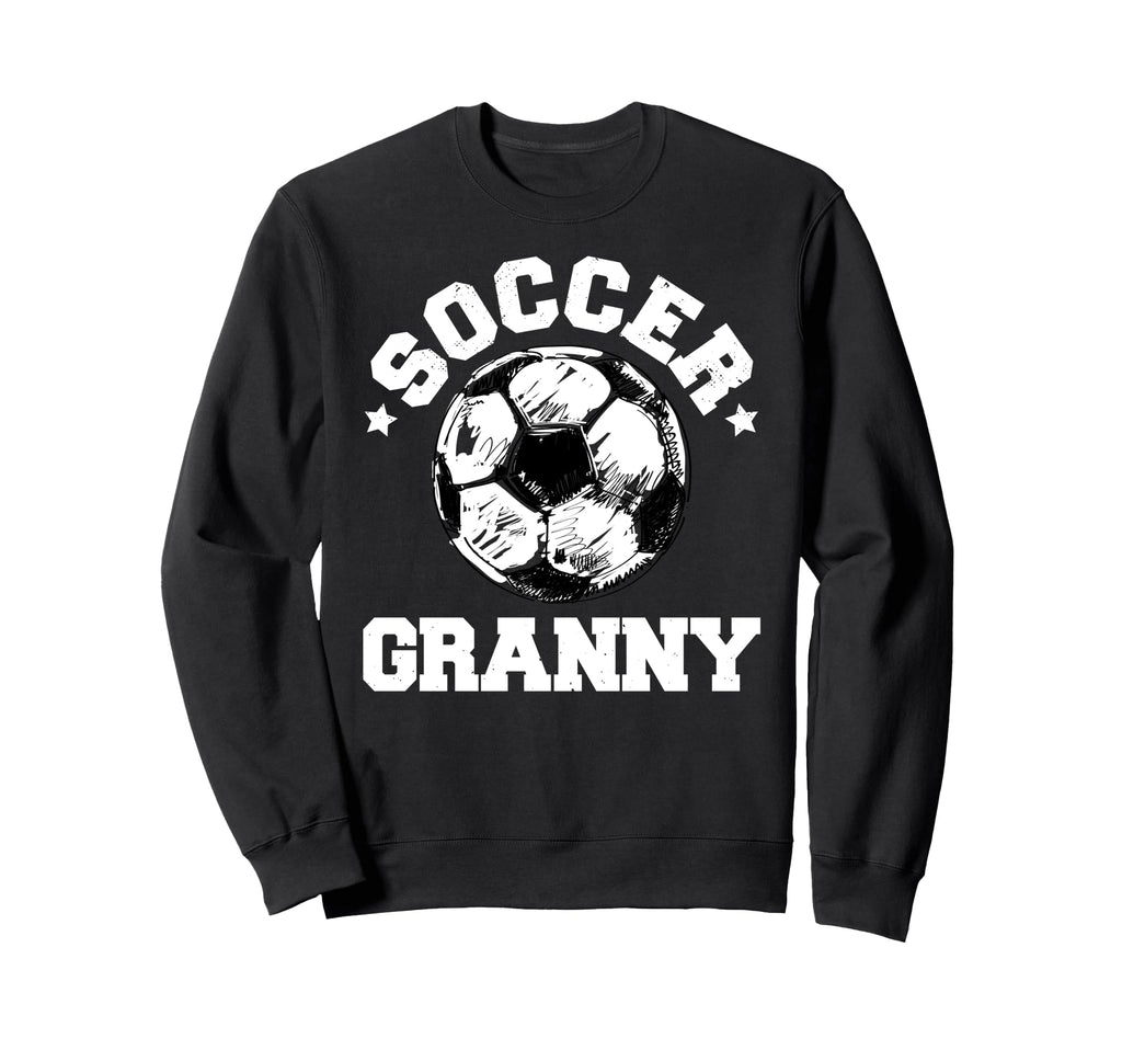 Soccer Granny Soccer Ball Sweatshirt - Unique Graphic for Adults