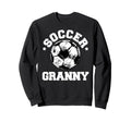 Soccer Granny Soccer Ball Sweatshirt - Unique Graphic for Adults