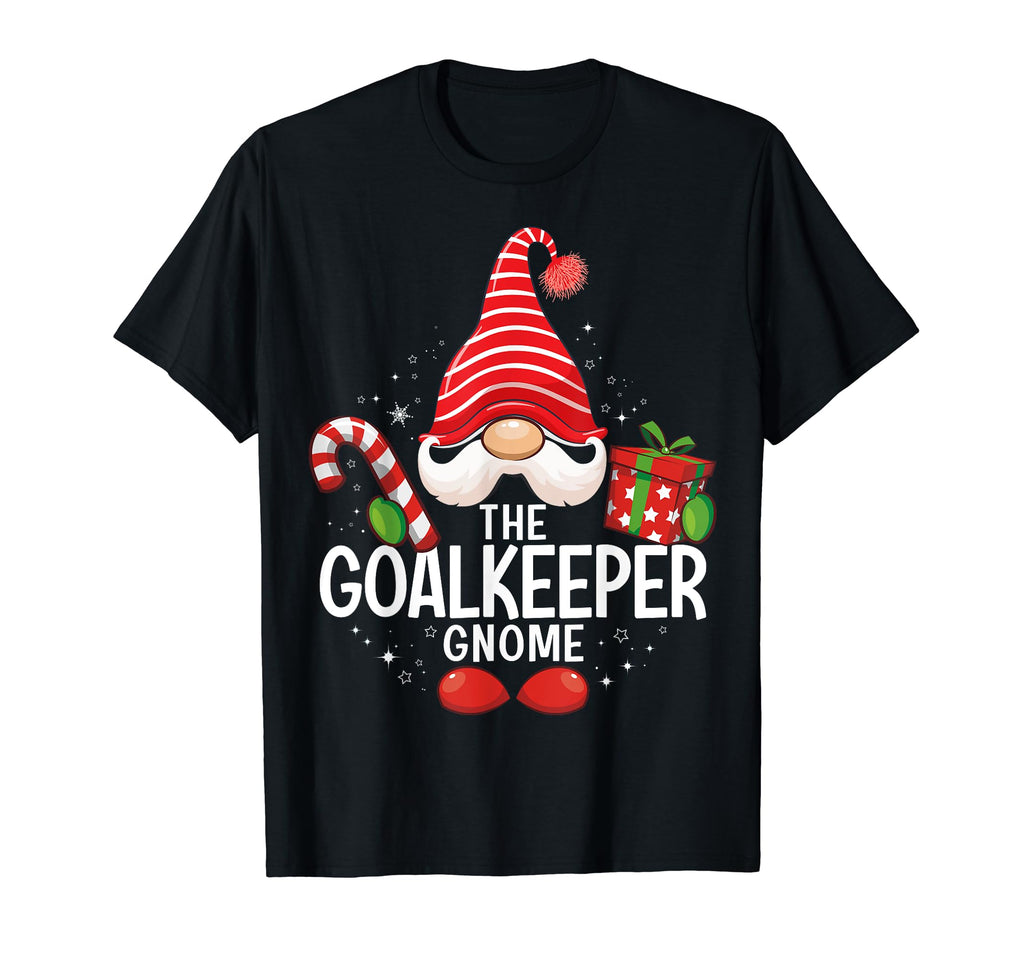 Goalkeeper Gnome Matching Family T-Shirt - Casual Everyday Wear Men Women