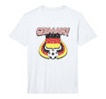 Germany Soccer Country Flag Shield T-Shirt - Novelty Apparel Men Women
