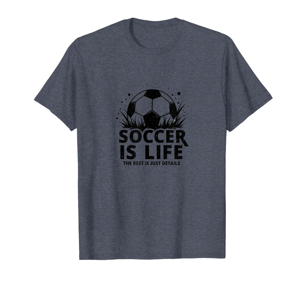 Soccer Coach Soccer Is Life Rest T-Shirt - Fun Novelty Design for Adults